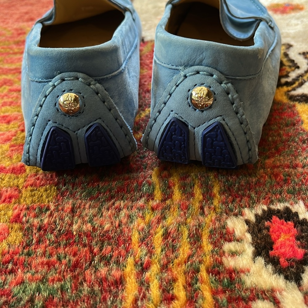 Cole Haan Blue Suede Loafers - Picture 3 of 8